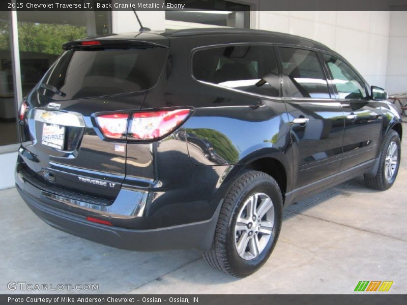 Black Granite Metallic / Ebony 2015 Chevrolet Traverse LT