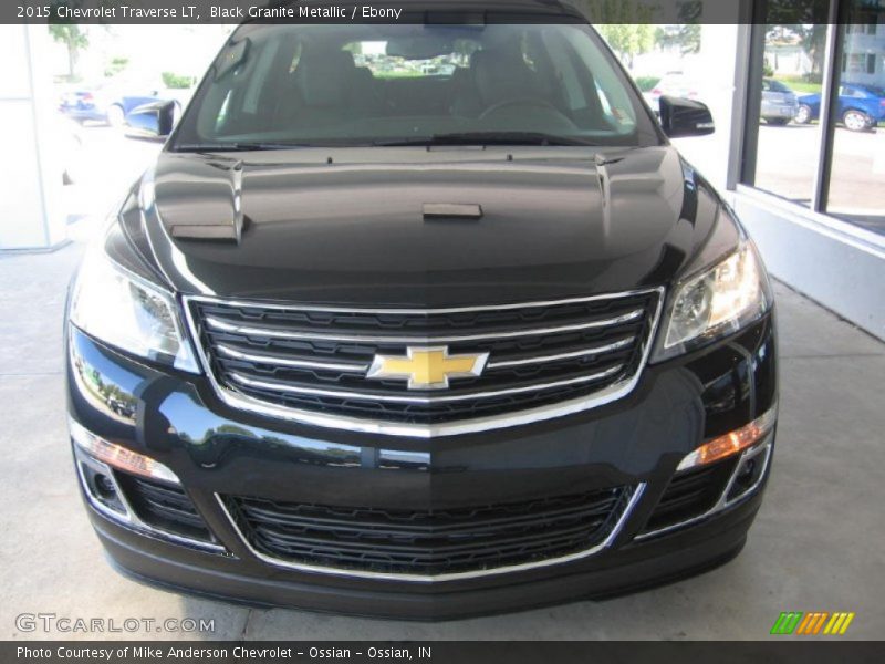 Black Granite Metallic / Ebony 2015 Chevrolet Traverse LT