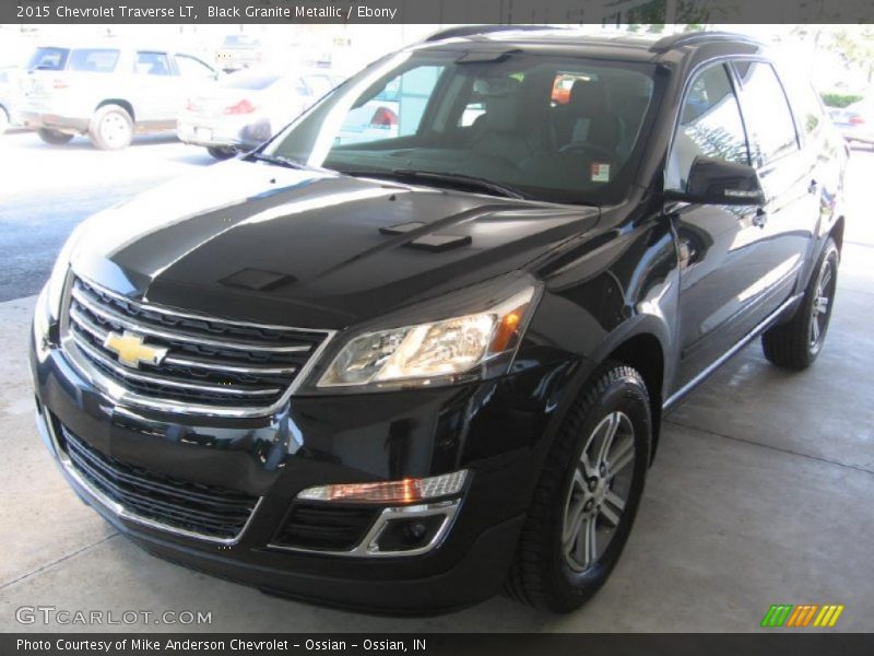 Black Granite Metallic / Ebony 2015 Chevrolet Traverse LT