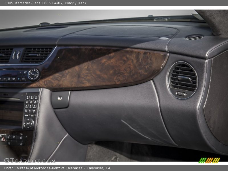 Black / Black 2009 Mercedes-Benz CLS 63 AMG