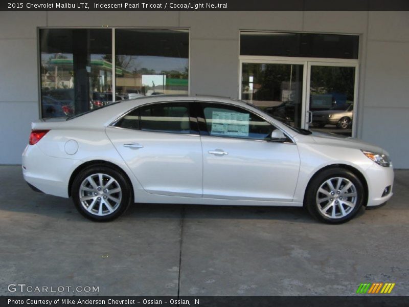 Iridescent Pearl Tricoat / Cocoa/Light Neutral 2015 Chevrolet Malibu LTZ