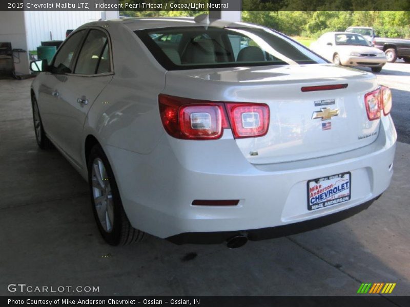 Iridescent Pearl Tricoat / Cocoa/Light Neutral 2015 Chevrolet Malibu LTZ