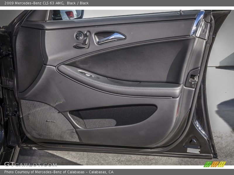Black / Black 2009 Mercedes-Benz CLS 63 AMG