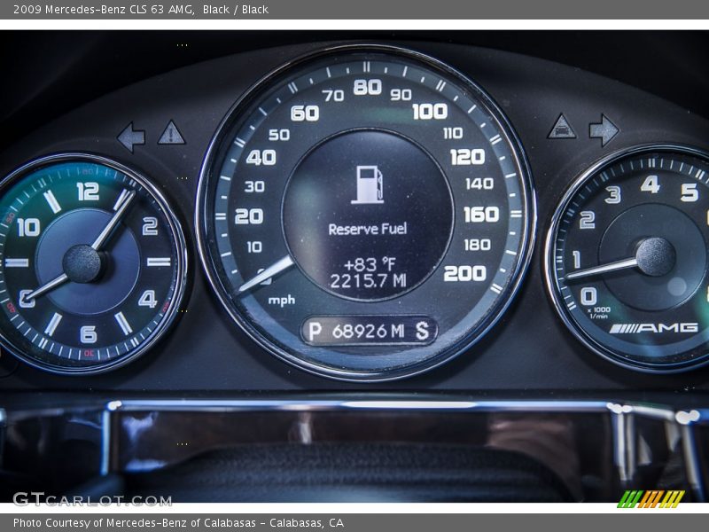  2009 CLS 63 AMG 63 AMG Gauges
