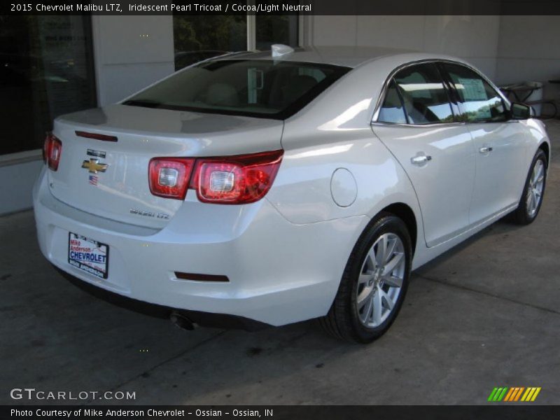 Iridescent Pearl Tricoat / Cocoa/Light Neutral 2015 Chevrolet Malibu LTZ