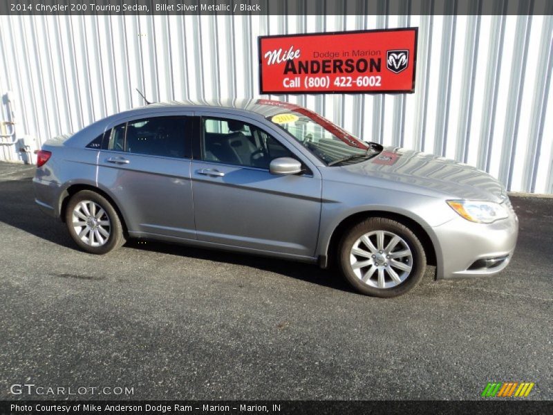 Billet Silver Metallic / Black 2014 Chrysler 200 Touring Sedan