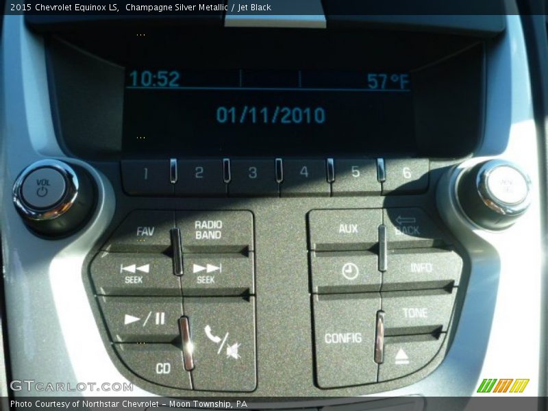 Champagne Silver Metallic / Jet Black 2015 Chevrolet Equinox LS