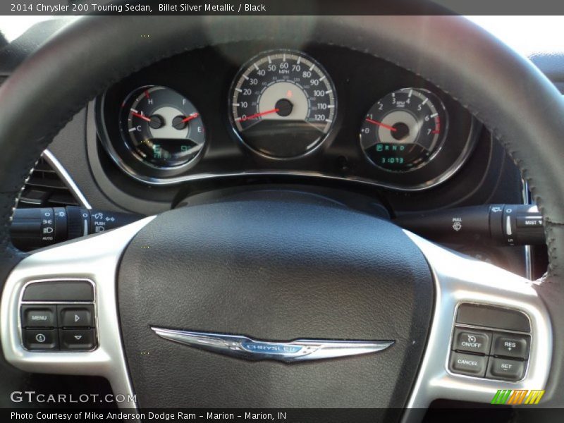 Billet Silver Metallic / Black 2014 Chrysler 200 Touring Sedan