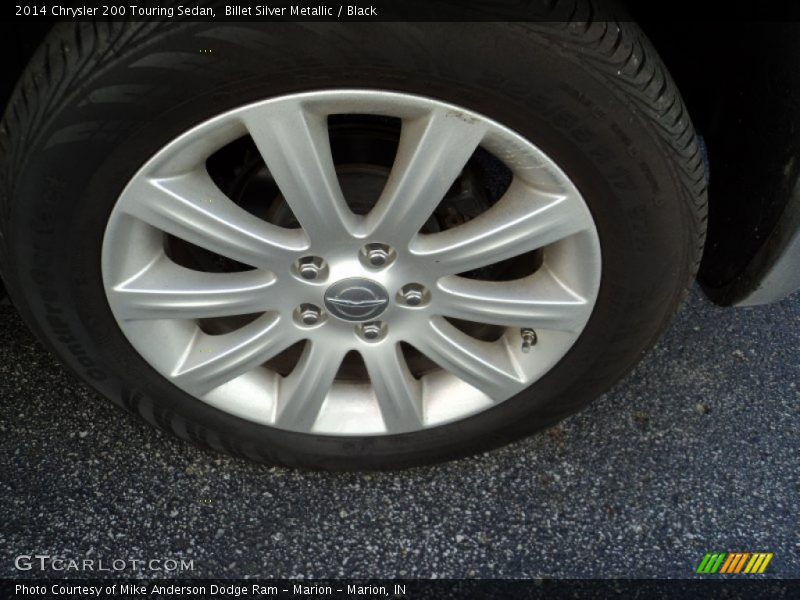 Billet Silver Metallic / Black 2014 Chrysler 200 Touring Sedan