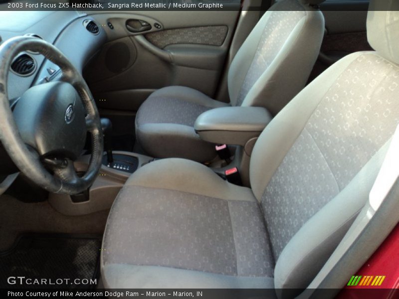Sangria Red Metallic / Medium Graphite 2003 Ford Focus ZX5 Hatchback
