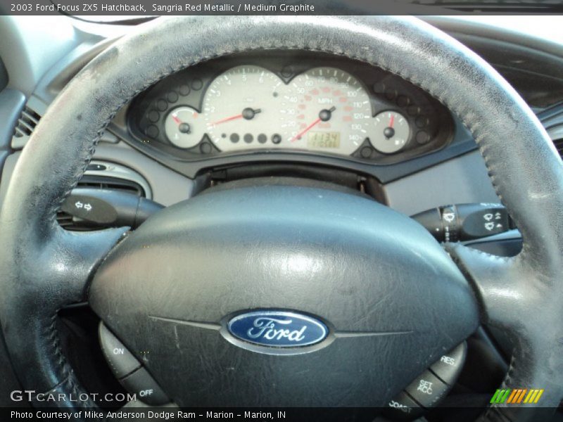 Sangria Red Metallic / Medium Graphite 2003 Ford Focus ZX5 Hatchback