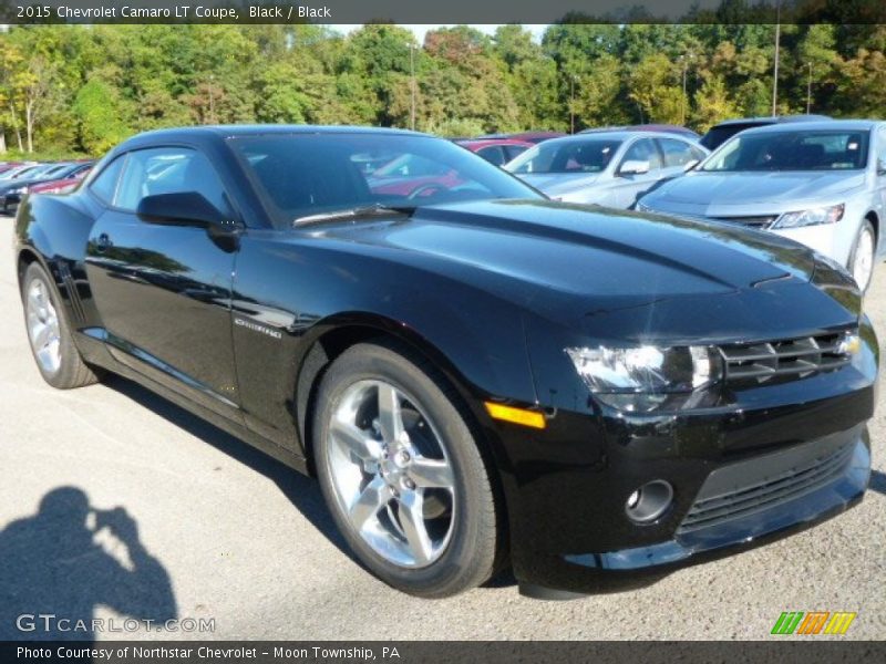 Black / Black 2015 Chevrolet Camaro LT Coupe