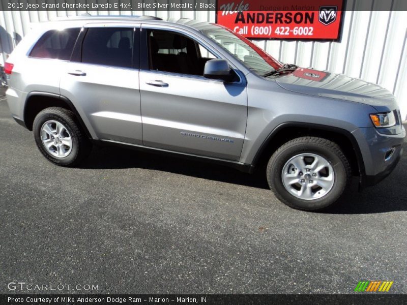 Billet Silver Metallic / Black 2015 Jeep Grand Cherokee Laredo E 4x4