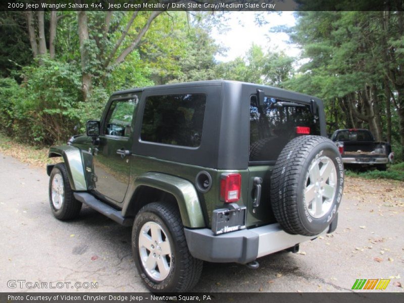 Jeep Green Metallic / Dark Slate Gray/Medium Slate Gray 2009 Jeep Wrangler Sahara 4x4