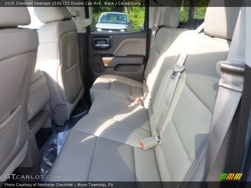 Black / Cocoa/Dune 2015 Chevrolet Silverado 1500 LTZ Double Cab 4x4