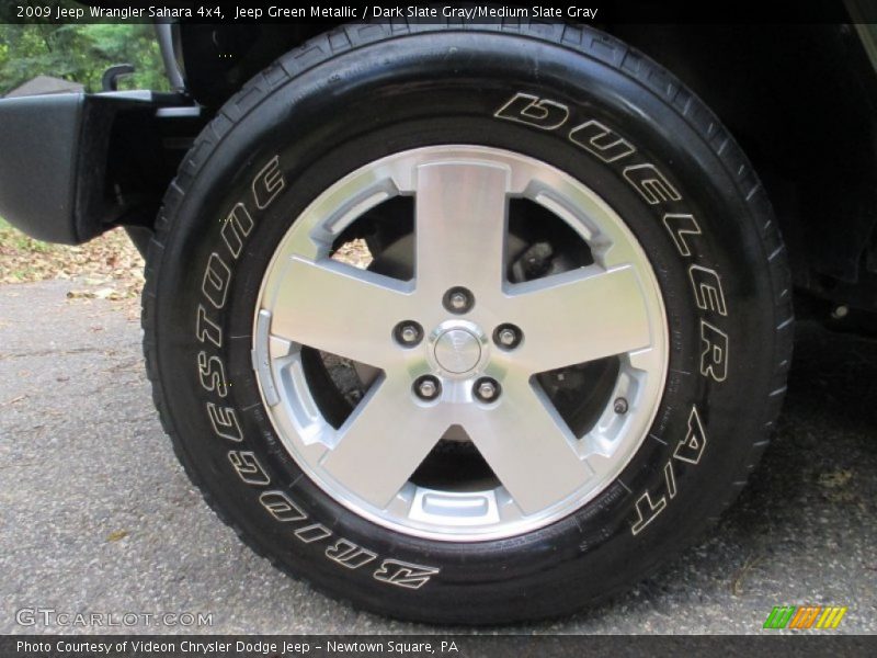 Jeep Green Metallic / Dark Slate Gray/Medium Slate Gray 2009 Jeep Wrangler Sahara 4x4