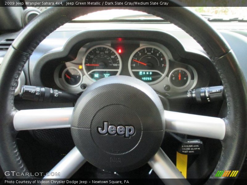 Jeep Green Metallic / Dark Slate Gray/Medium Slate Gray 2009 Jeep Wrangler Sahara 4x4