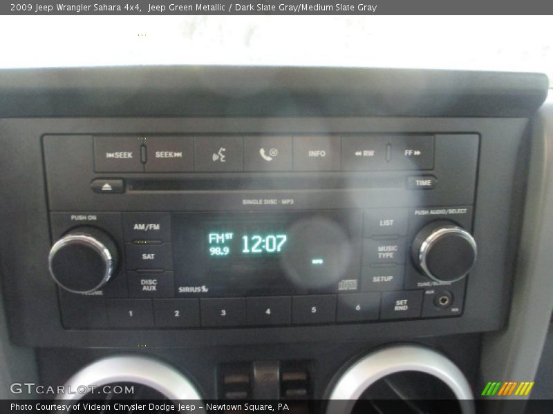 Jeep Green Metallic / Dark Slate Gray/Medium Slate Gray 2009 Jeep Wrangler Sahara 4x4