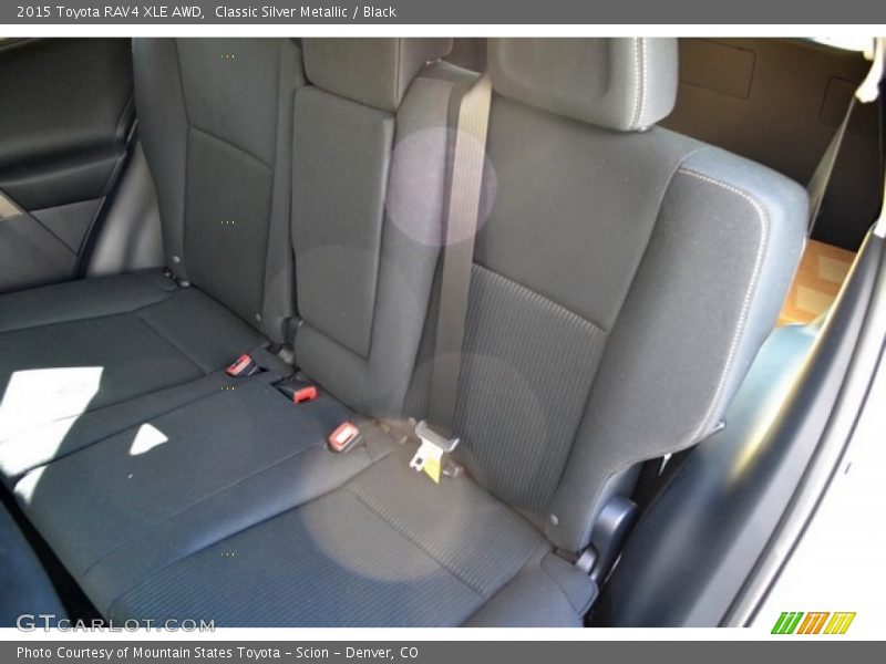Classic Silver Metallic / Black 2015 Toyota RAV4 XLE AWD