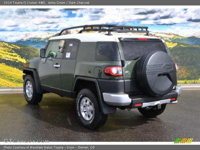 Army Green / Dark Charcoal 2014 Toyota FJ Cruiser 4WD