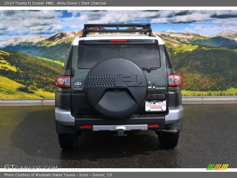 Army Green / Dark Charcoal 2014 Toyota FJ Cruiser 4WD