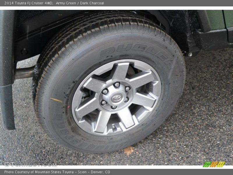 Army Green / Dark Charcoal 2014 Toyota FJ Cruiser 4WD