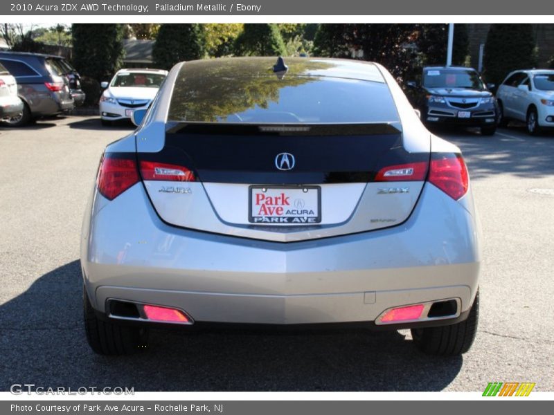 Palladium Metallic / Ebony 2010 Acura ZDX AWD Technology
