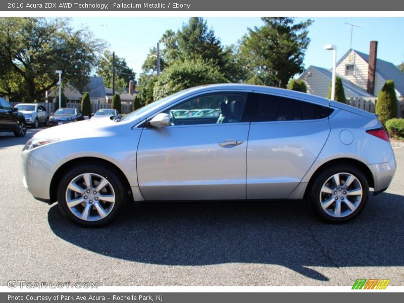 Palladium Metallic / Ebony 2010 Acura ZDX AWD Technology