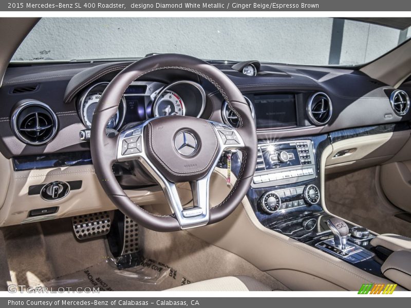 Dashboard of 2015 SL 400 Roadster