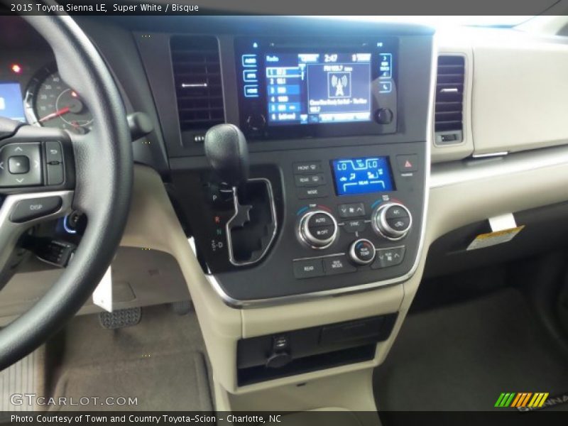 Super White / Bisque 2015 Toyota Sienna LE