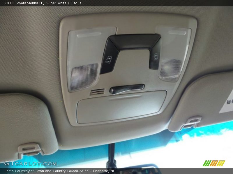 Super White / Bisque 2015 Toyota Sienna LE