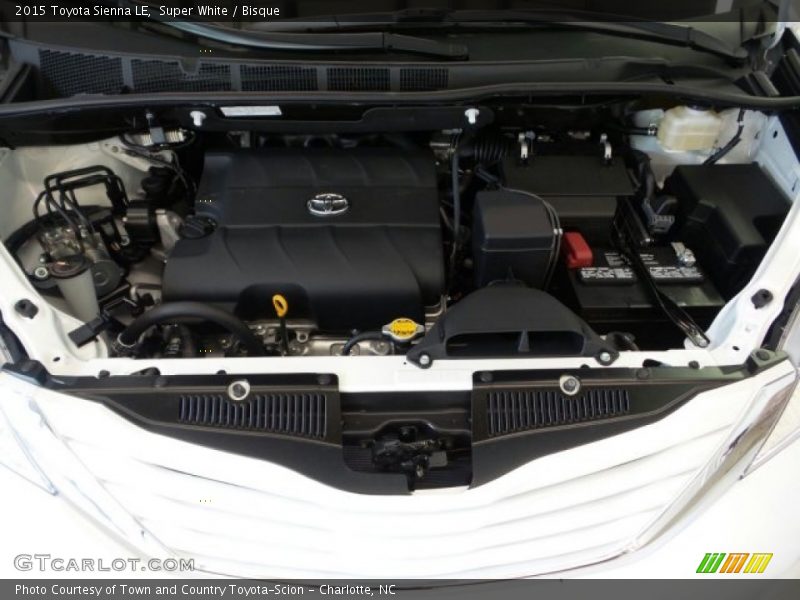 Super White / Bisque 2015 Toyota Sienna LE