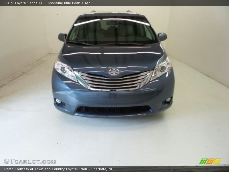 Shoreline Blue Pearl / Ash 2015 Toyota Sienna XLE