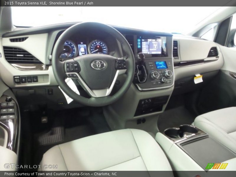 Shoreline Blue Pearl / Ash 2015 Toyota Sienna XLE