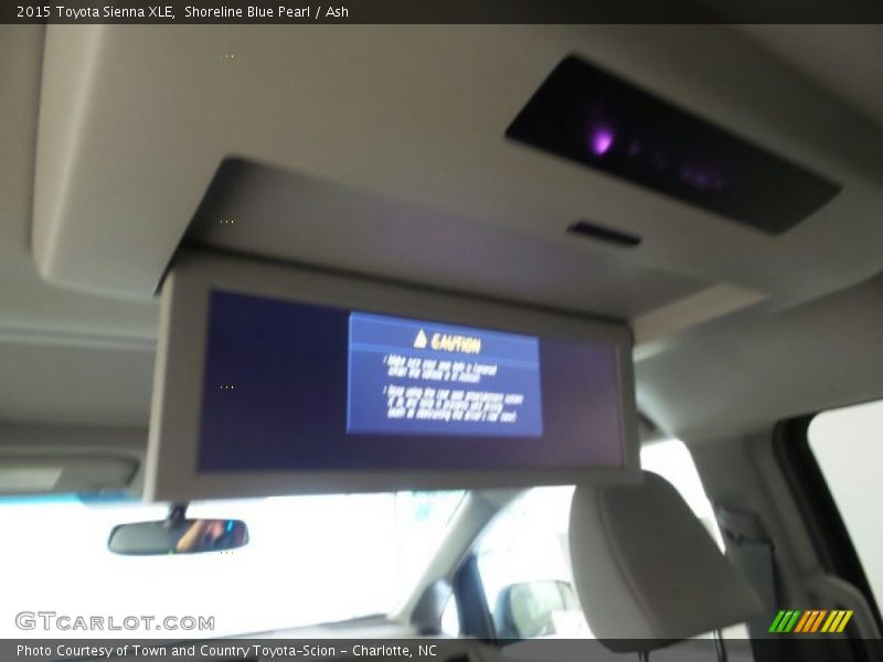 Shoreline Blue Pearl / Ash 2015 Toyota Sienna XLE