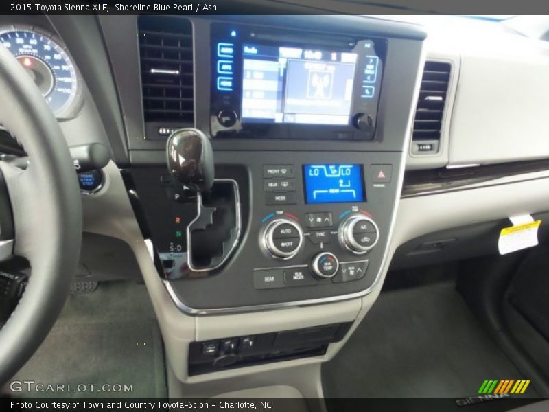 Shoreline Blue Pearl / Ash 2015 Toyota Sienna XLE