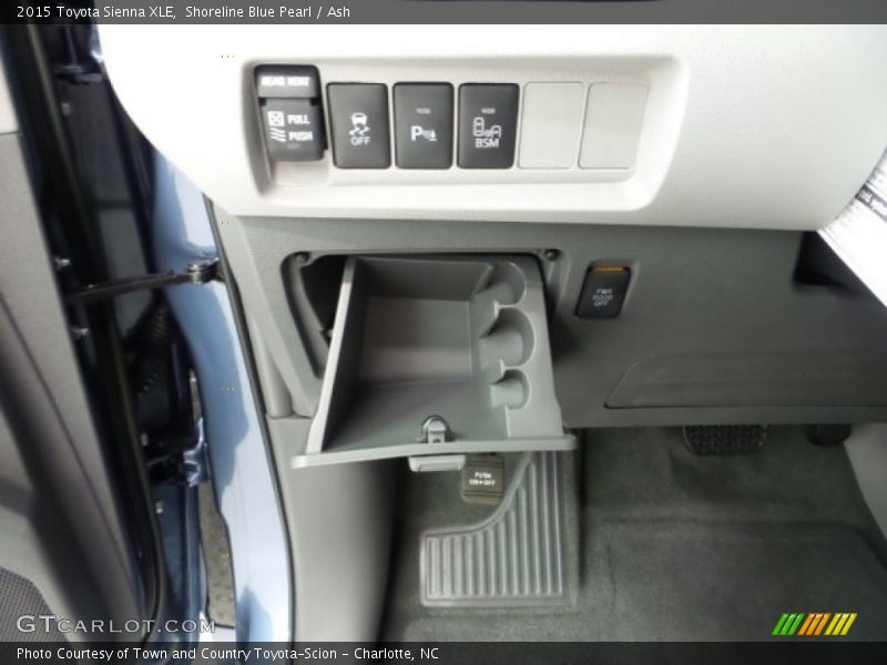 Shoreline Blue Pearl / Ash 2015 Toyota Sienna XLE