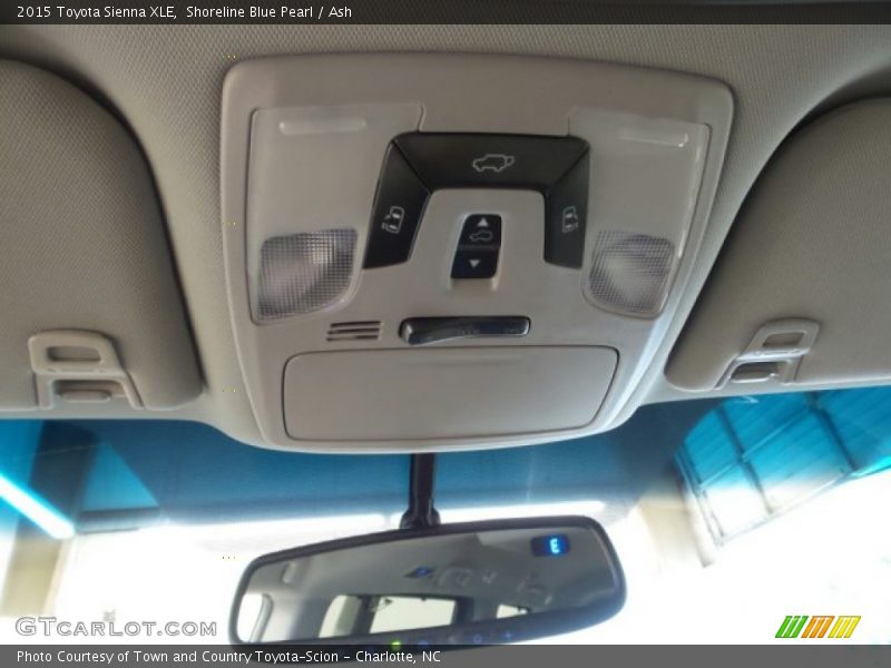 Shoreline Blue Pearl / Ash 2015 Toyota Sienna XLE