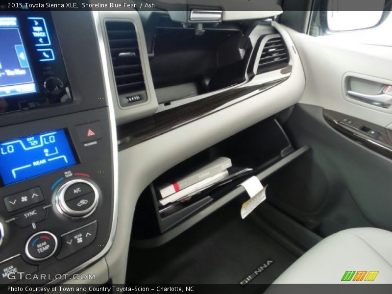 Shoreline Blue Pearl / Ash 2015 Toyota Sienna XLE