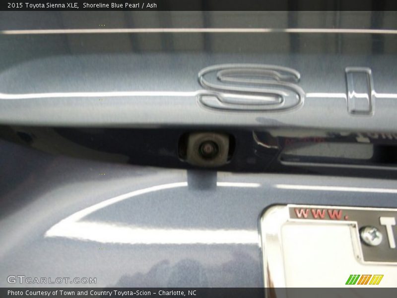 Shoreline Blue Pearl / Ash 2015 Toyota Sienna XLE