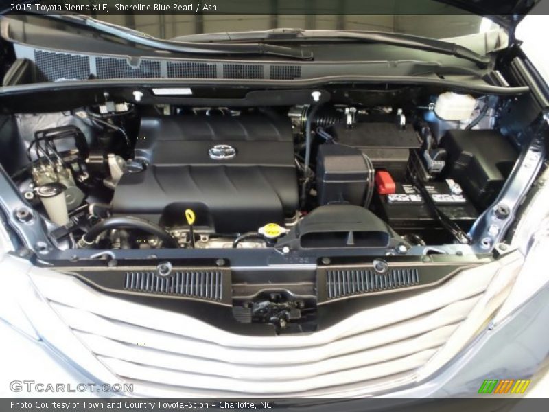 Shoreline Blue Pearl / Ash 2015 Toyota Sienna XLE