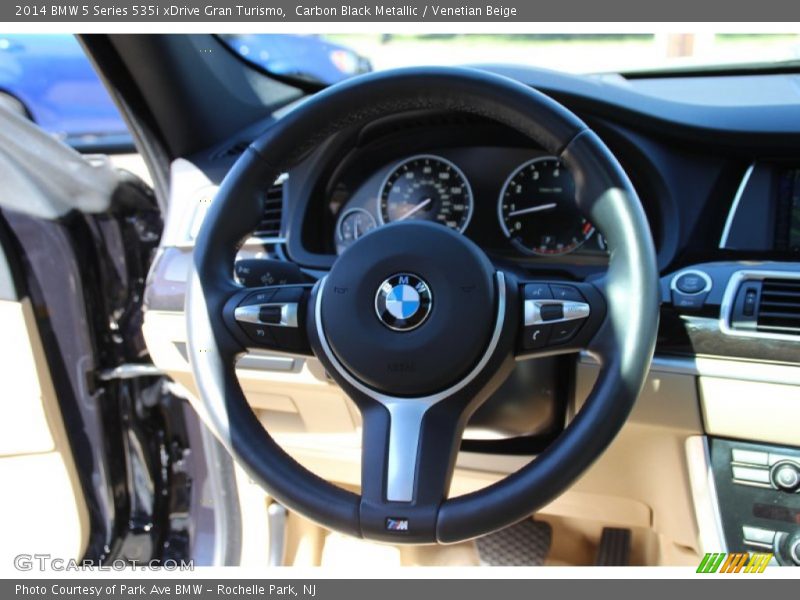 Carbon Black Metallic / Venetian Beige 2014 BMW 5 Series 535i xDrive Gran Turismo