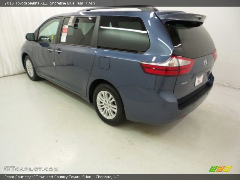 Shoreline Blue Pearl / Ash 2015 Toyota Sienna XLE