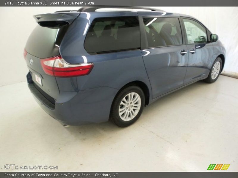 Shoreline Blue Pearl / Ash 2015 Toyota Sienna XLE