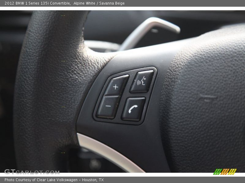 Alpine White / Savanna Beige 2012 BMW 1 Series 135i Convertible