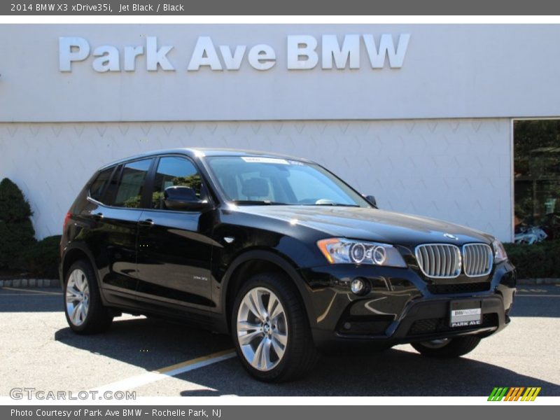 Jet Black / Black 2014 BMW X3 xDrive35i