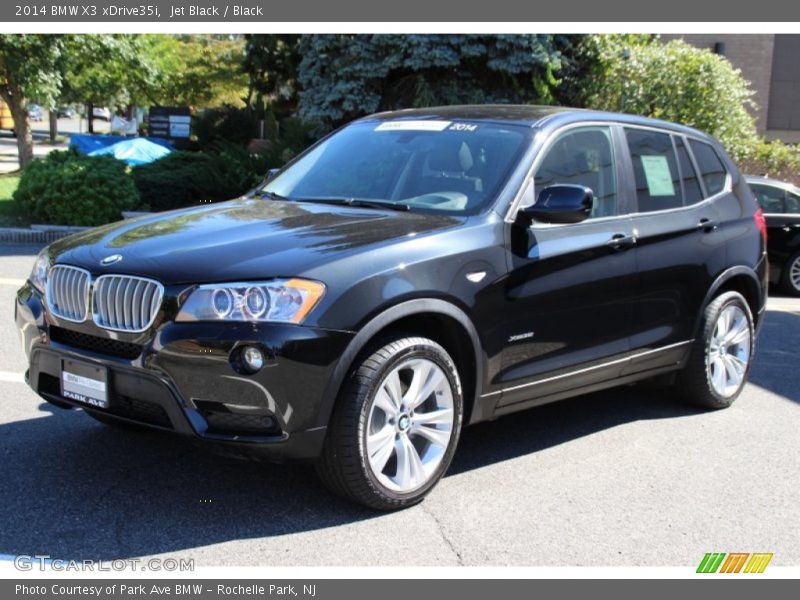Jet Black / Black 2014 BMW X3 xDrive35i
