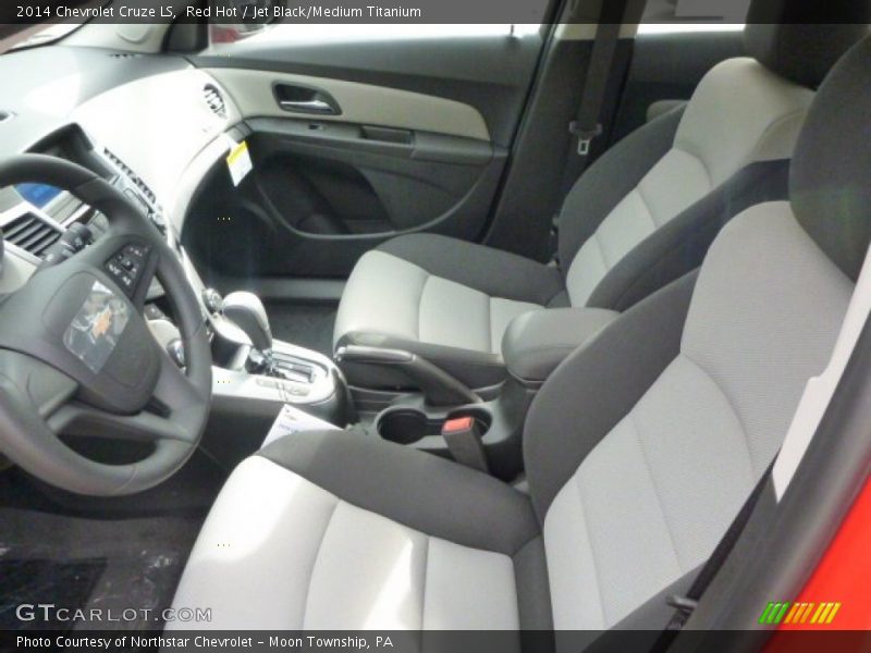 Red Hot / Jet Black/Medium Titanium 2014 Chevrolet Cruze LS