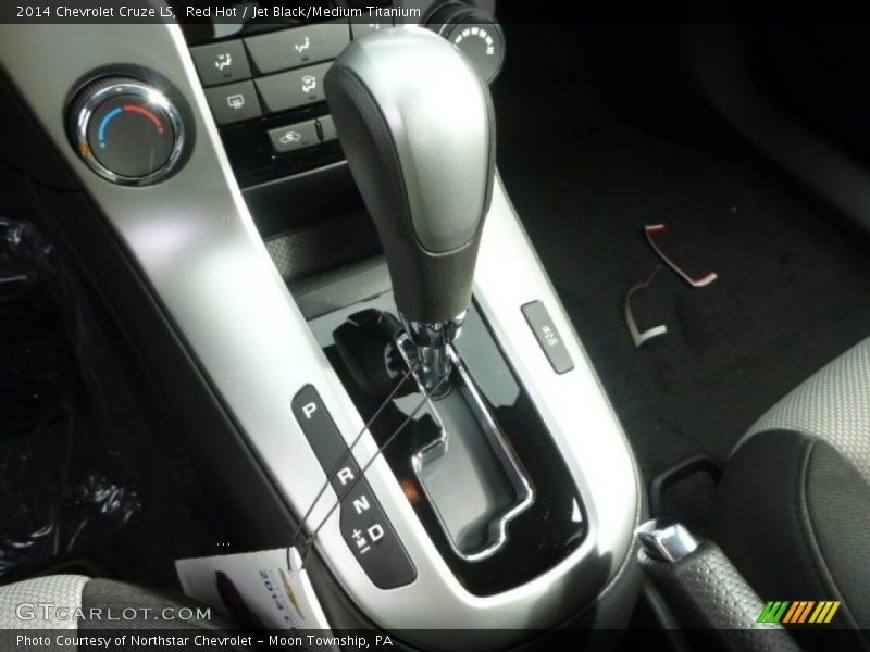 Red Hot / Jet Black/Medium Titanium 2014 Chevrolet Cruze LS