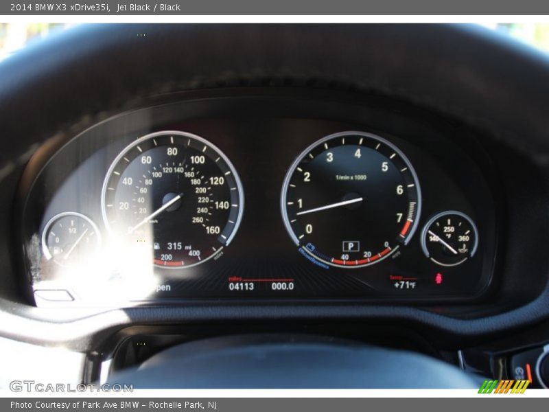 Jet Black / Black 2014 BMW X3 xDrive35i